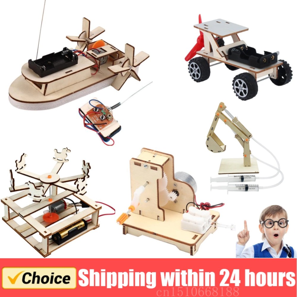 Science Diy Model - DIY Boat Model Science Toys Kids