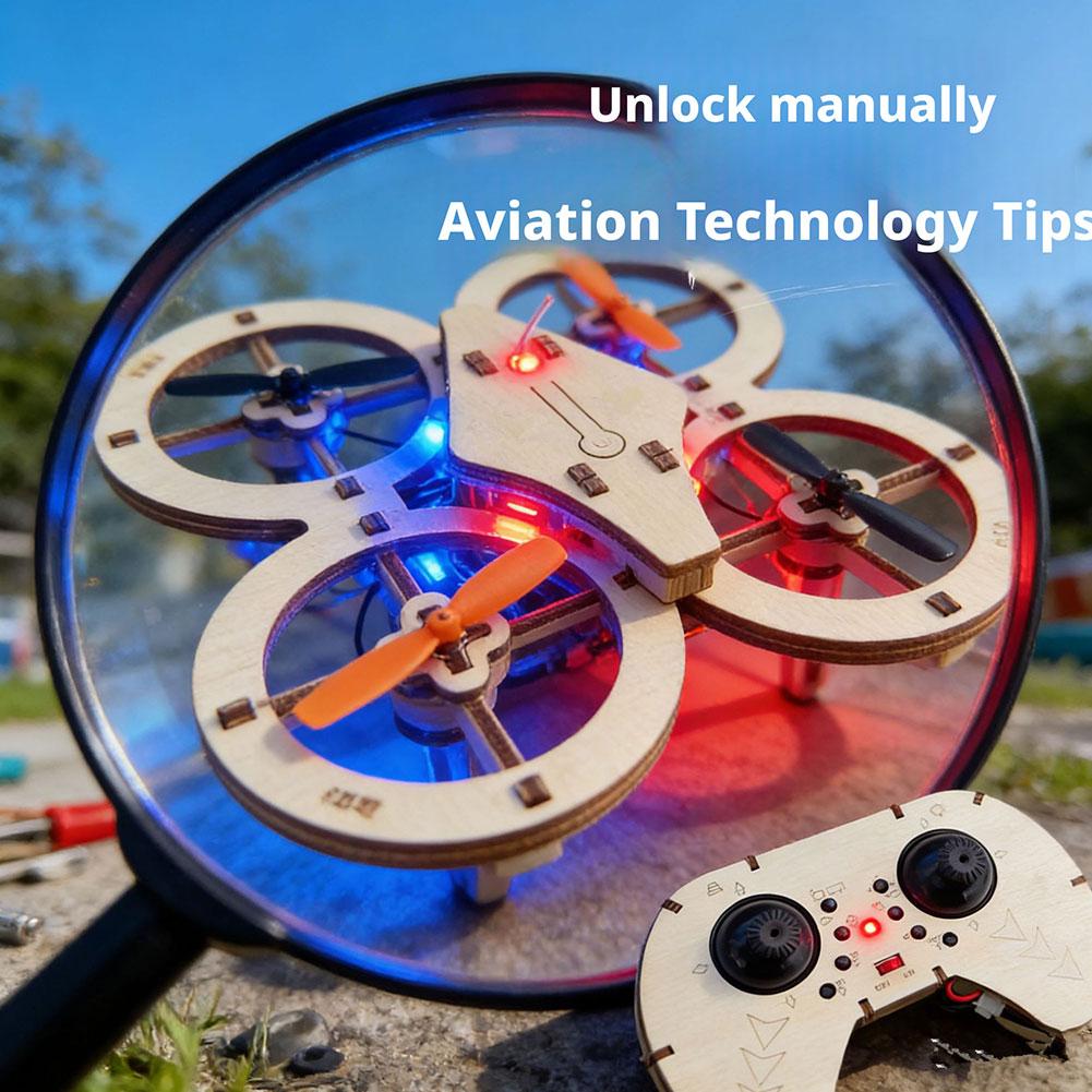 DIY Wooden RC Drone Quadcopter - Science Diy Model review and price